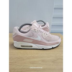 Nike Air Max 90 Pink Barely Rose Women's Running Shoes Size 10